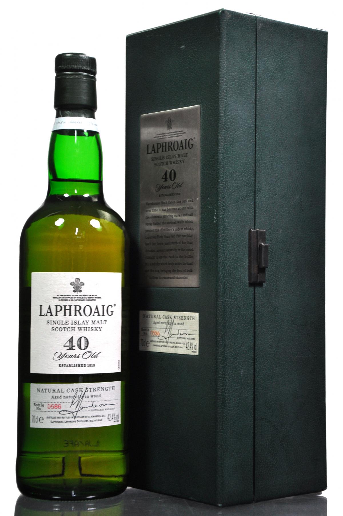 Laphroaig 40 Year Old