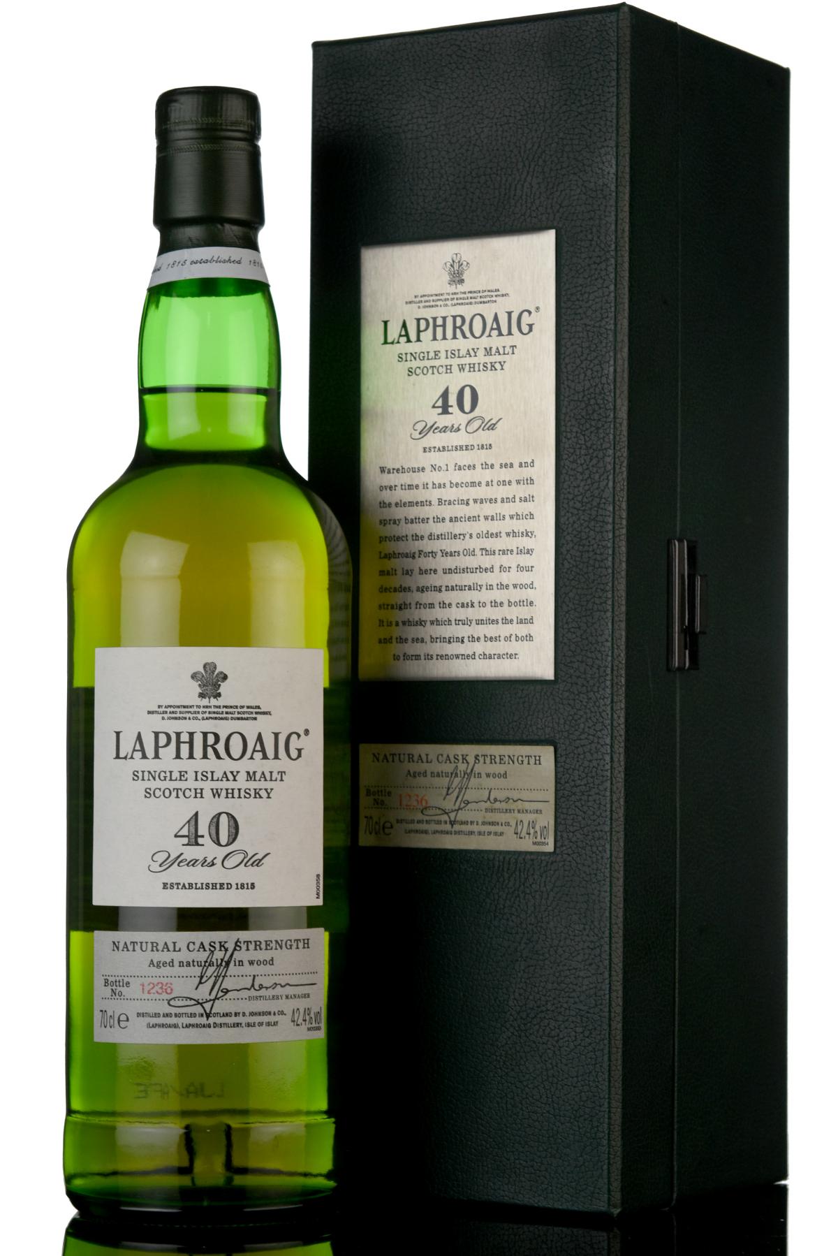 Laphroaig 40 Year Old