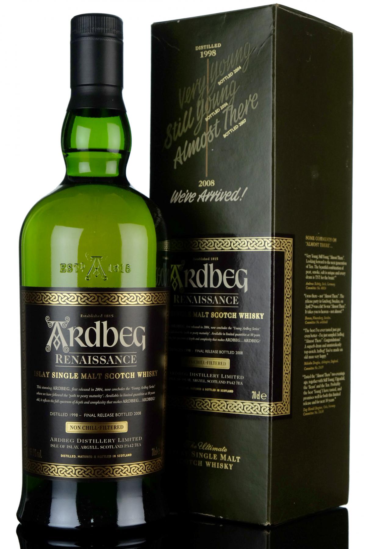 Ardbeg 1998-2008 - Renaissance