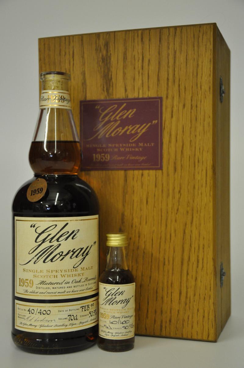 Glen Moray 1959-1999 - 40 Year Old - With Miniature