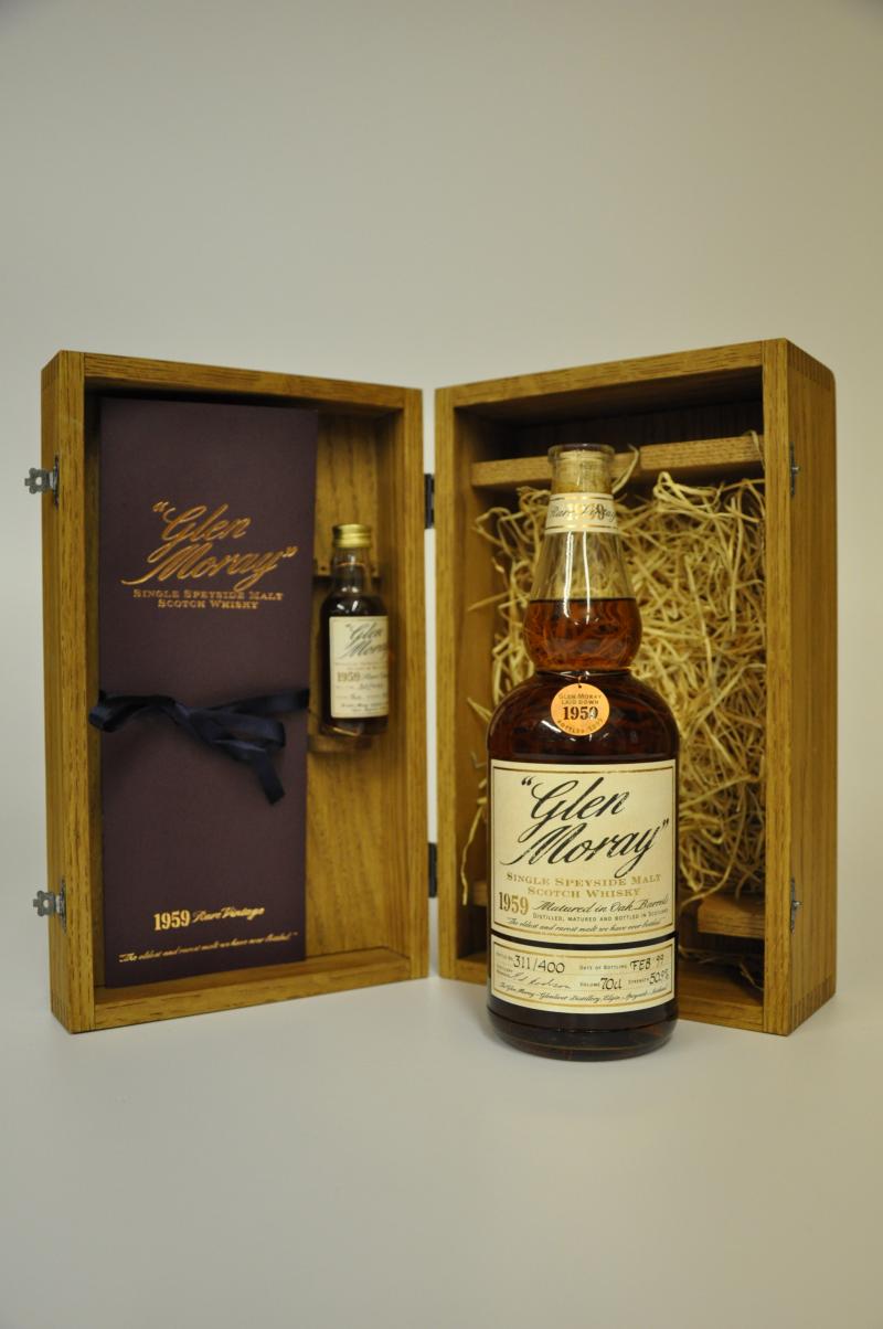 Glen Moray 1959-1999 - 40 Year Old - With Miniature