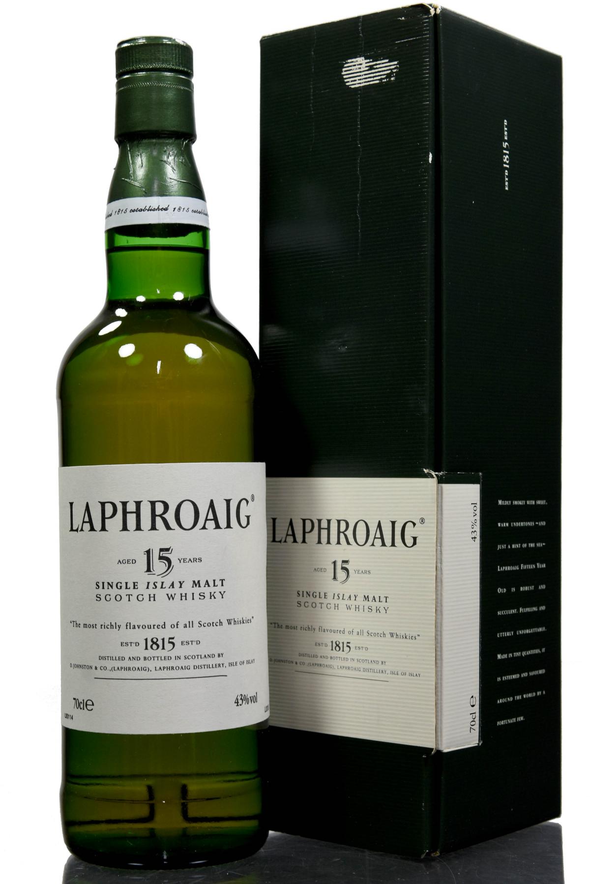 Laphroaig 15 Year Old - Circa 2000