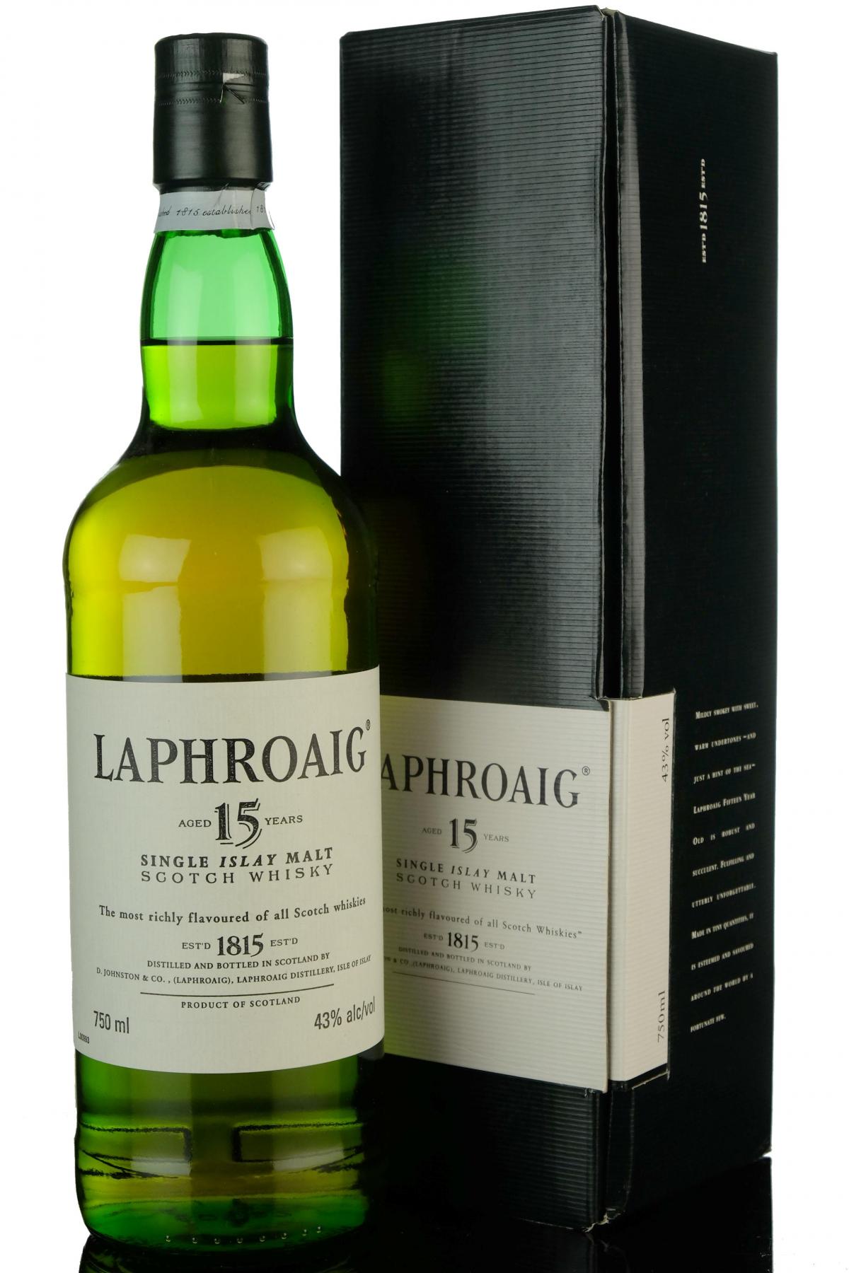 Laphroaig 15 Year Old - Circa 2000