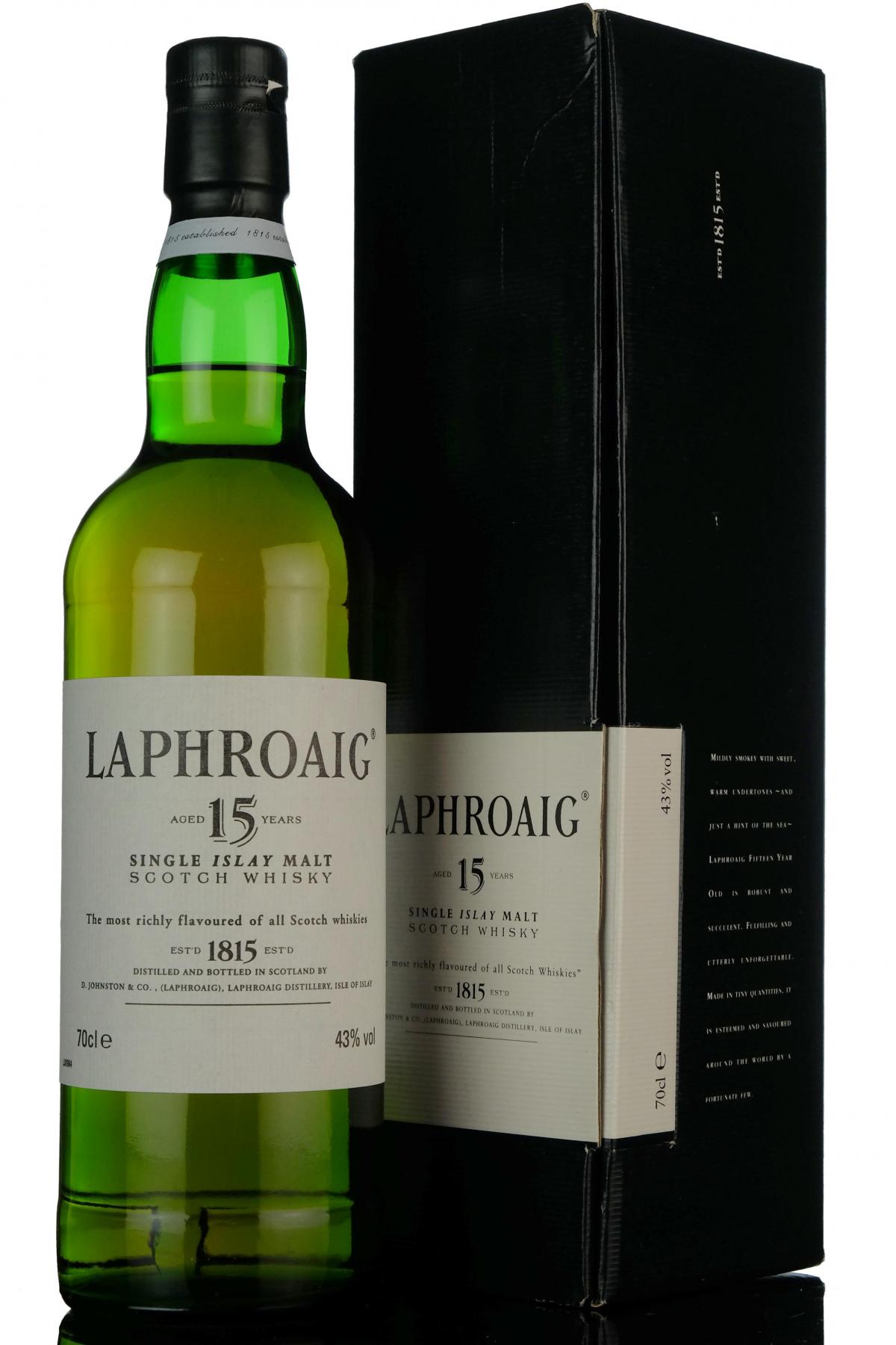 Laphroaig 15 Year Old - Circa 2000