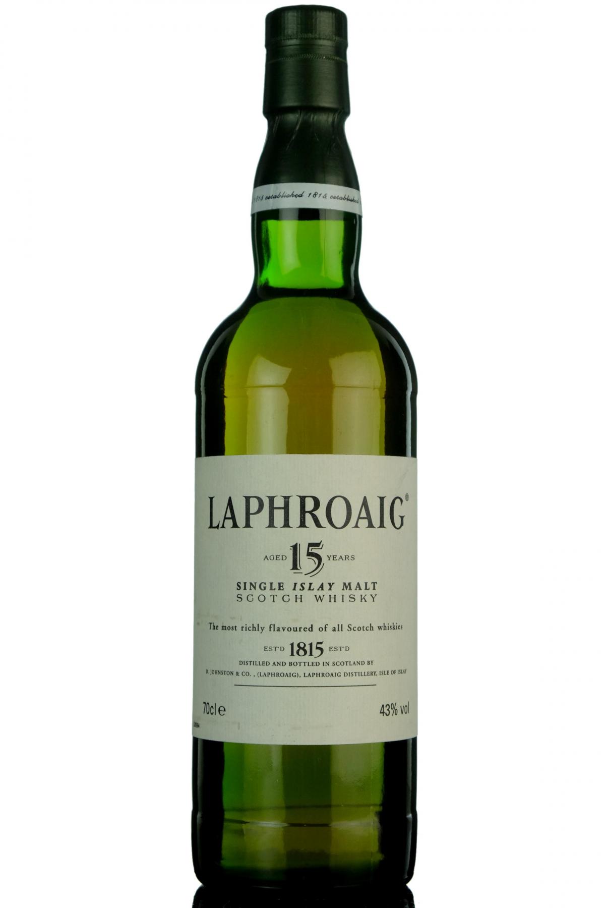 Laphroaig 15 Year Old - Circa 2000