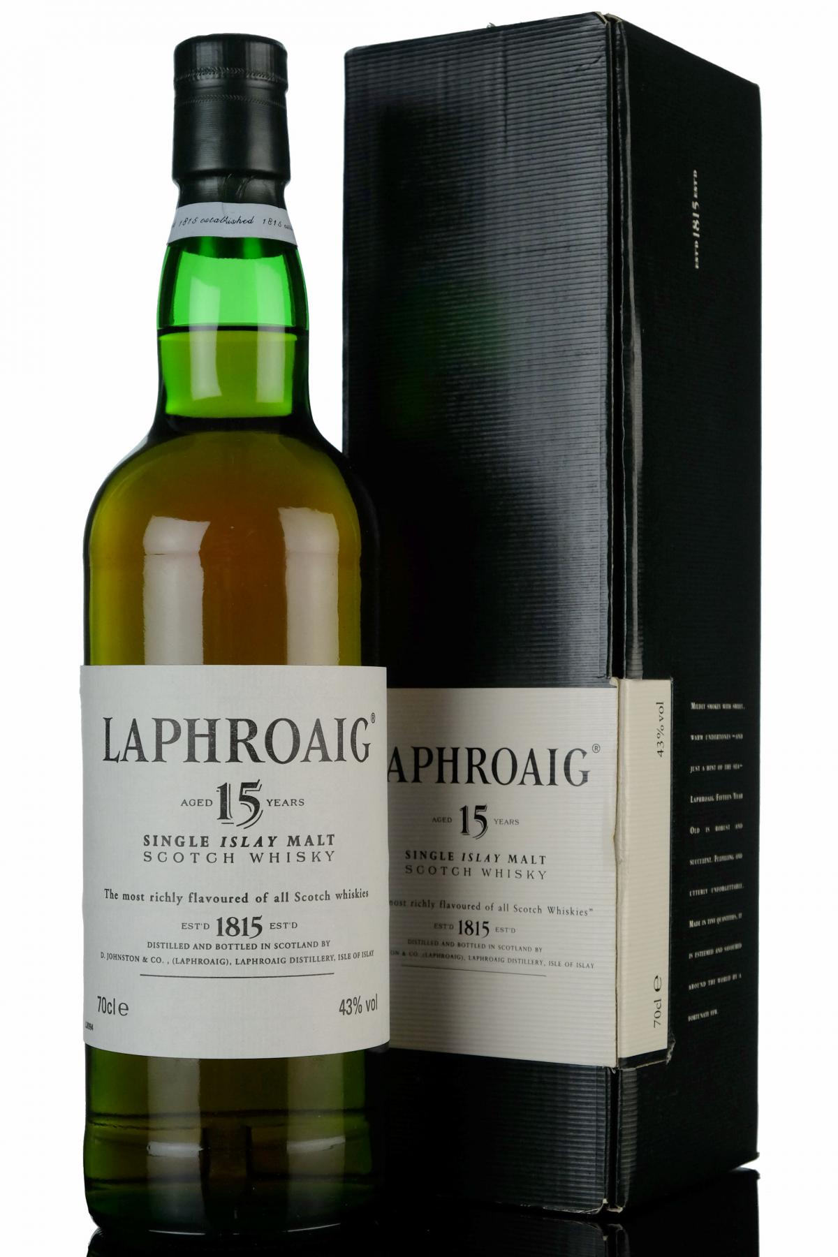 Laphroaig 15 Year Old - Circa 2000