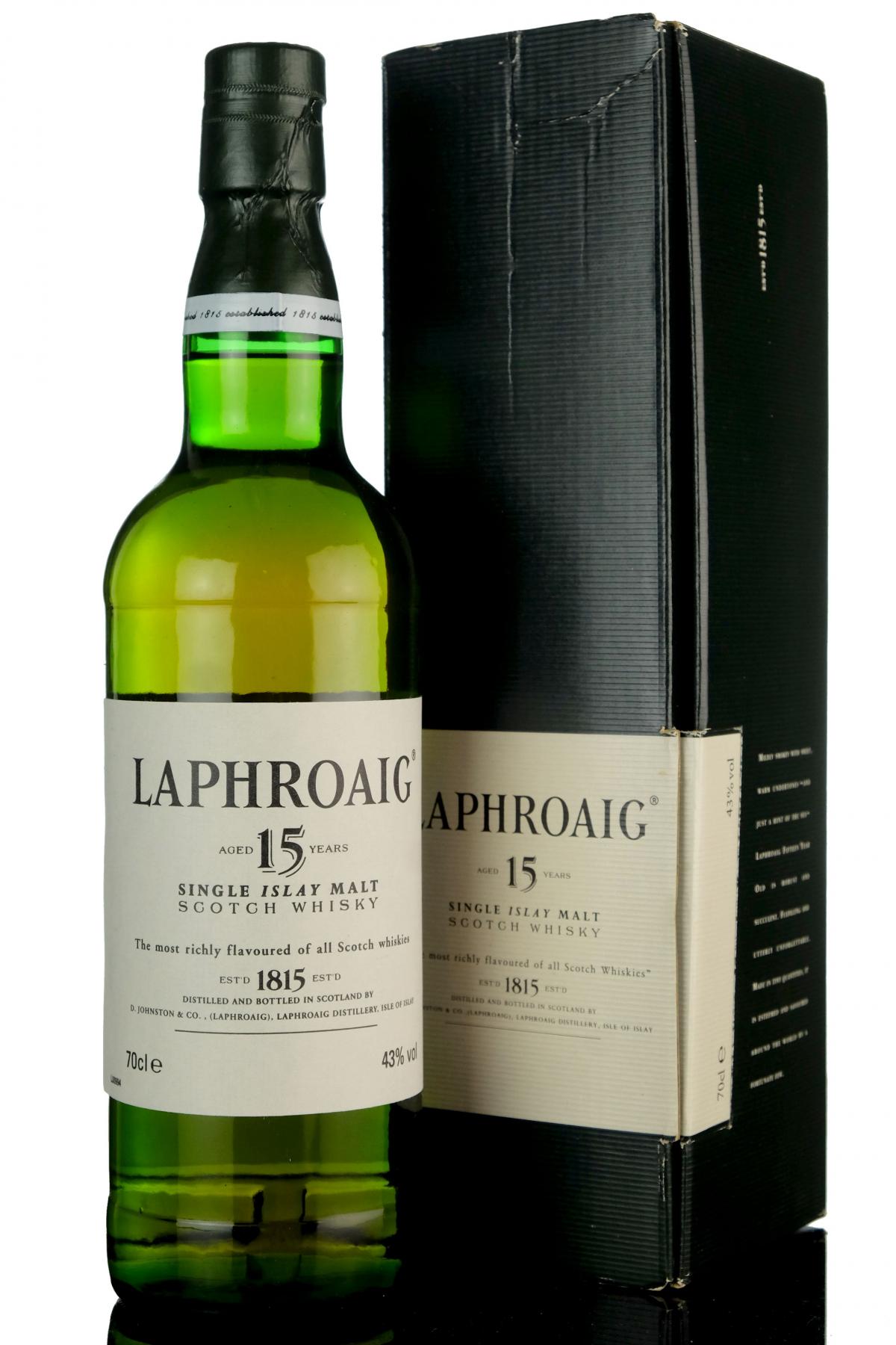 Laphroaig 15 Year Old - Circa 2000