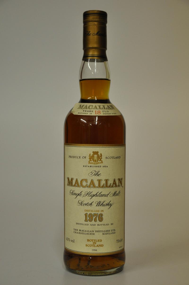 Macallan 1976-1994 - 18 Year Old