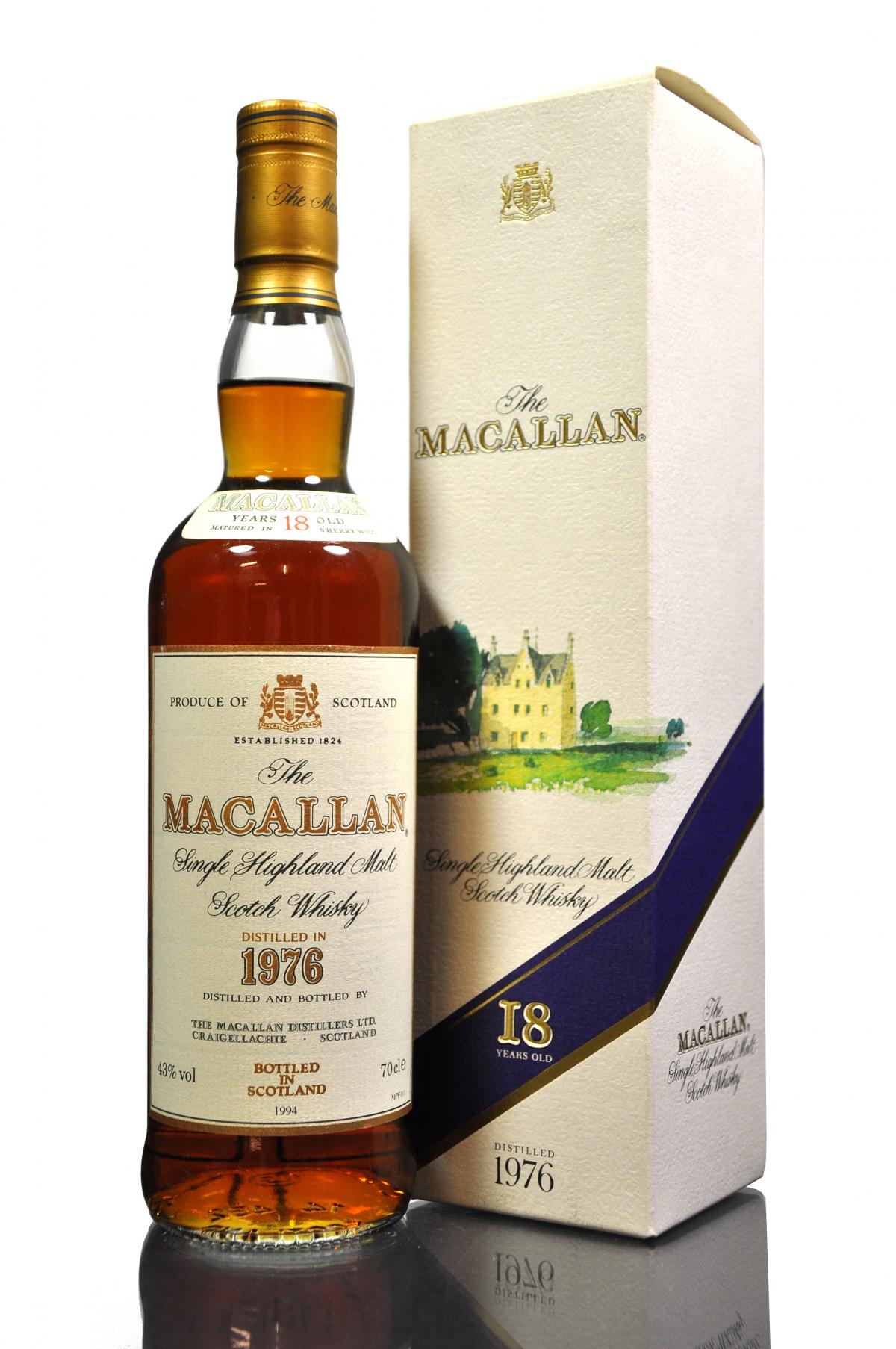 Macallan 1976-1994 - 18 Year Old