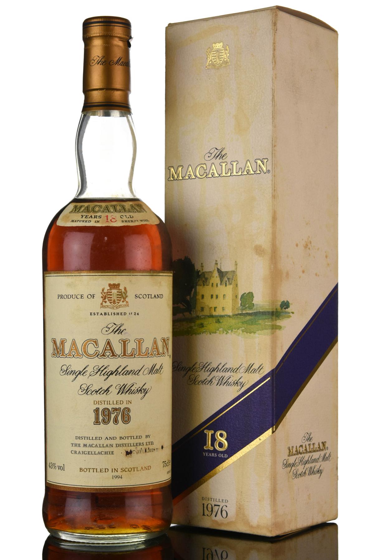 Macallan 1976-1994 - 18 Year Old