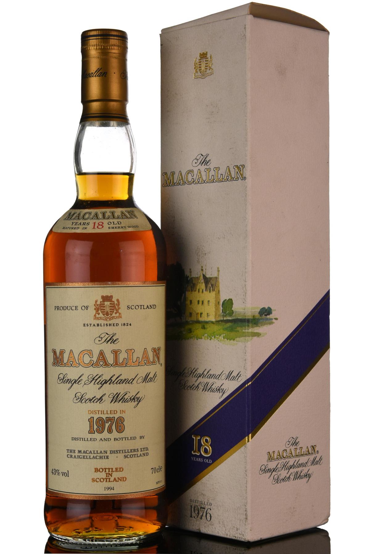 Macallan 1976-1994 - 18 Year Old