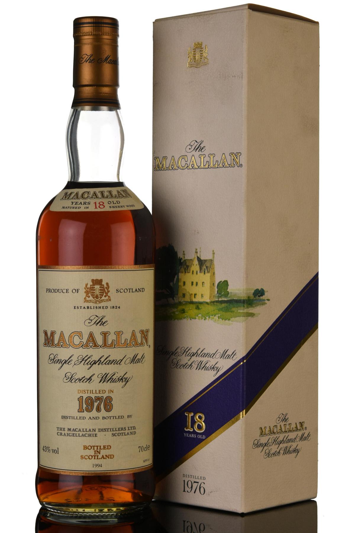 Macallan 1976-1994 - 18 Year Old