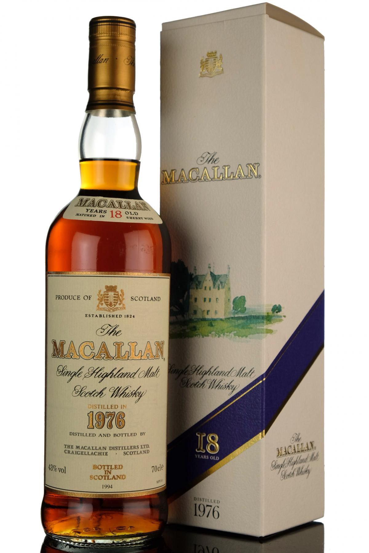 Macallan 1976-1994 - 18 Year Old