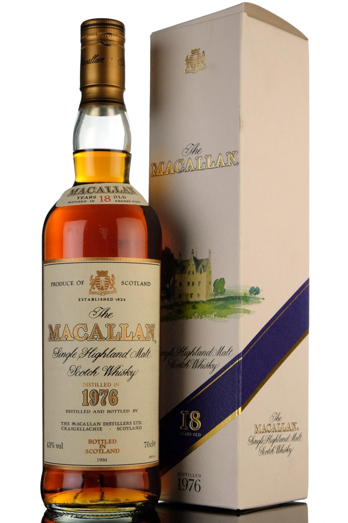 Macallan 1976-1994 - 18 Year Old