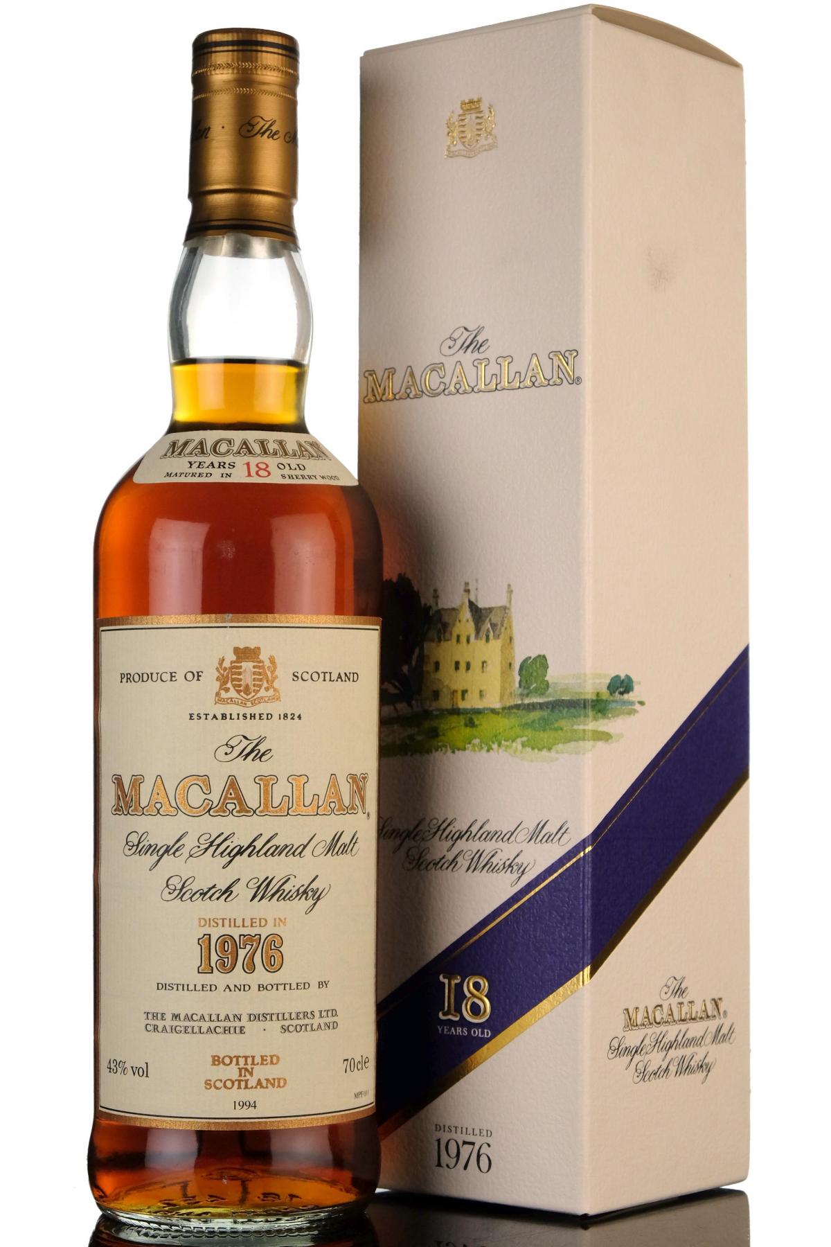 Macallan 1976-1994 - 18 Year Old