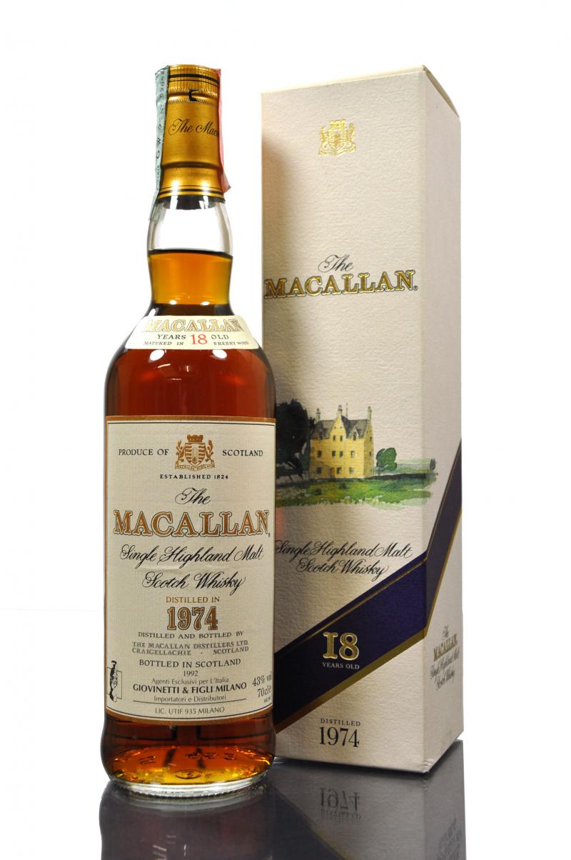 Macallan 1974-1992 - 18 Year Old