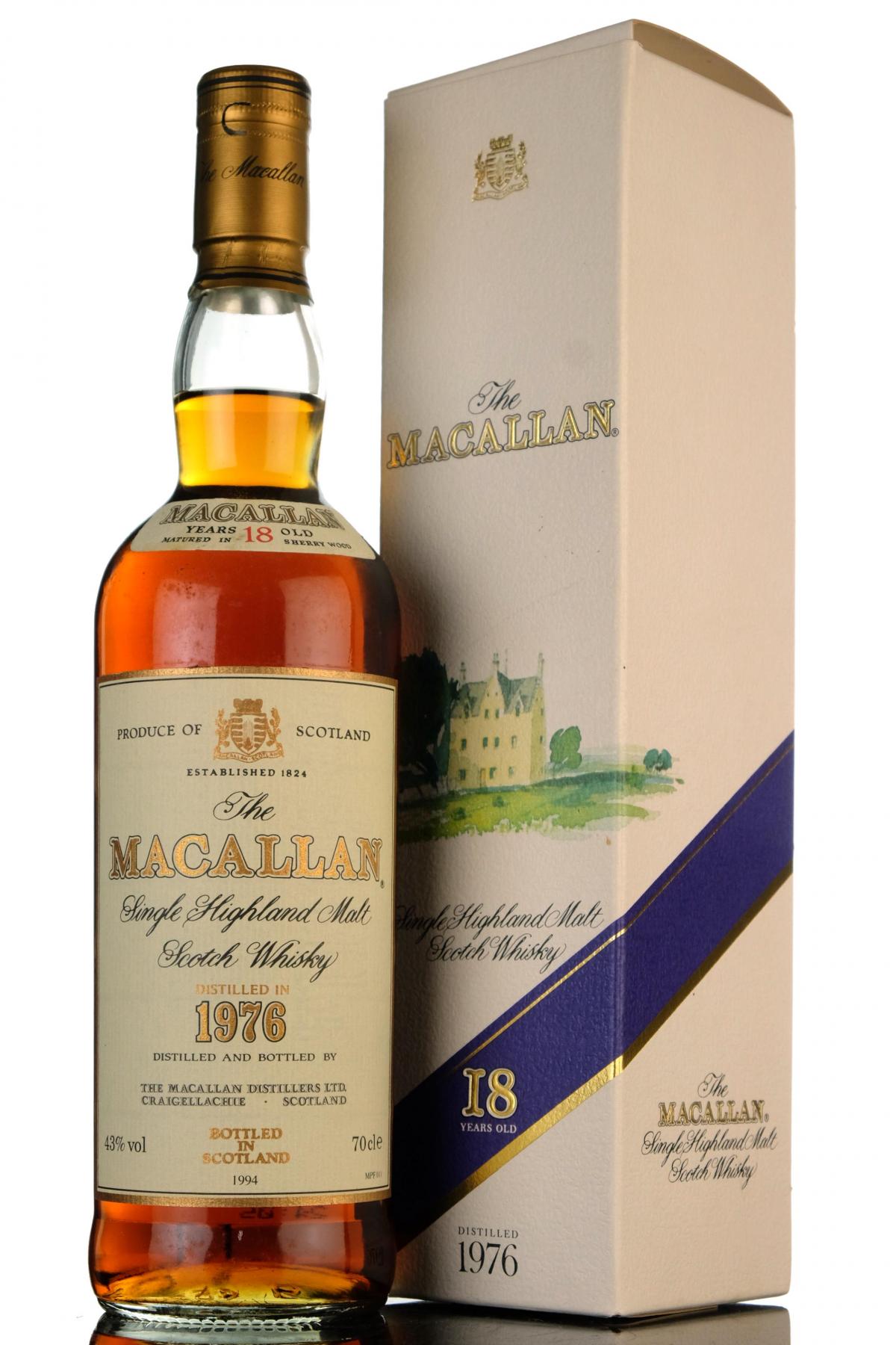 Macallan 1976-1994 - 18 Year Old