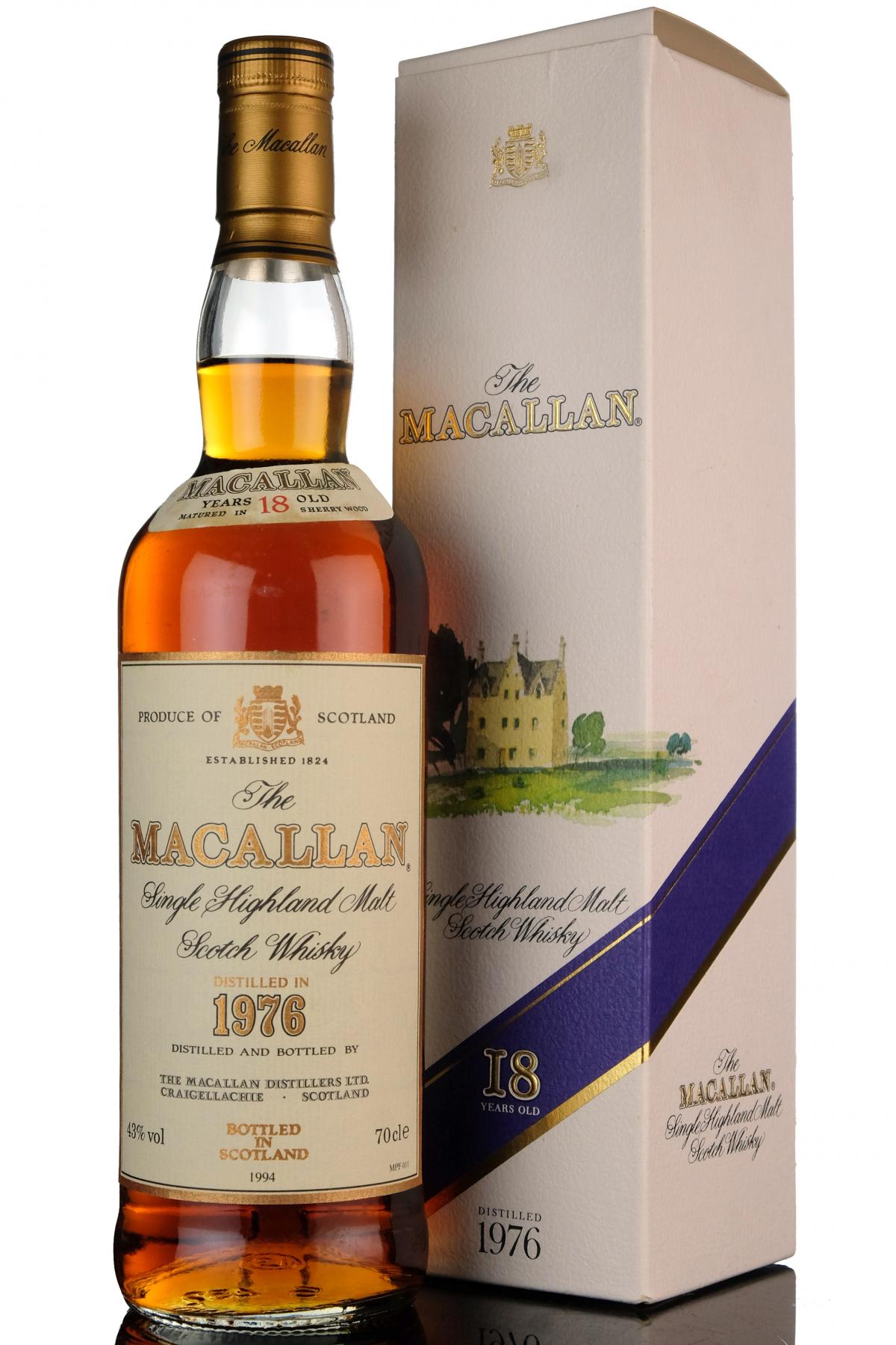 Macallan 1976-1994 - 18 Year Old