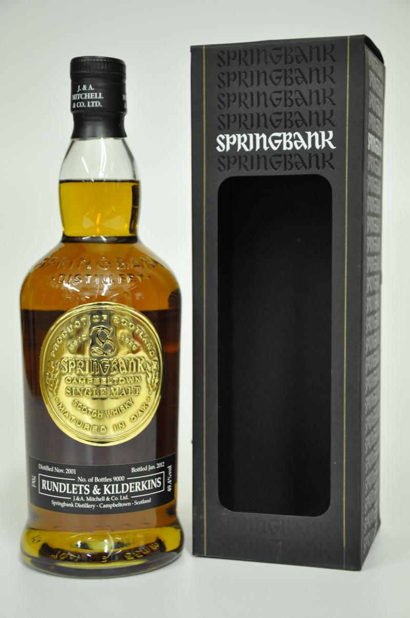 Springbank 2001-2012 - Rundlets & Kilderkins