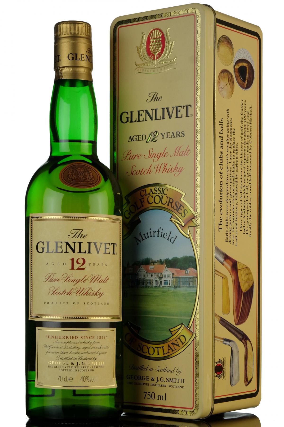 Glenlivet 12 Classic Golf Courses Muirfield 1990s