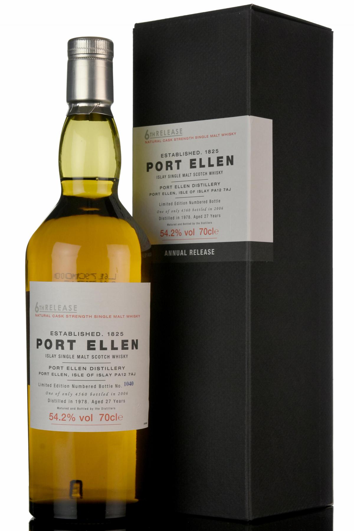 Port Ellen 1978-2006 - 27 Year Old - 6th Release