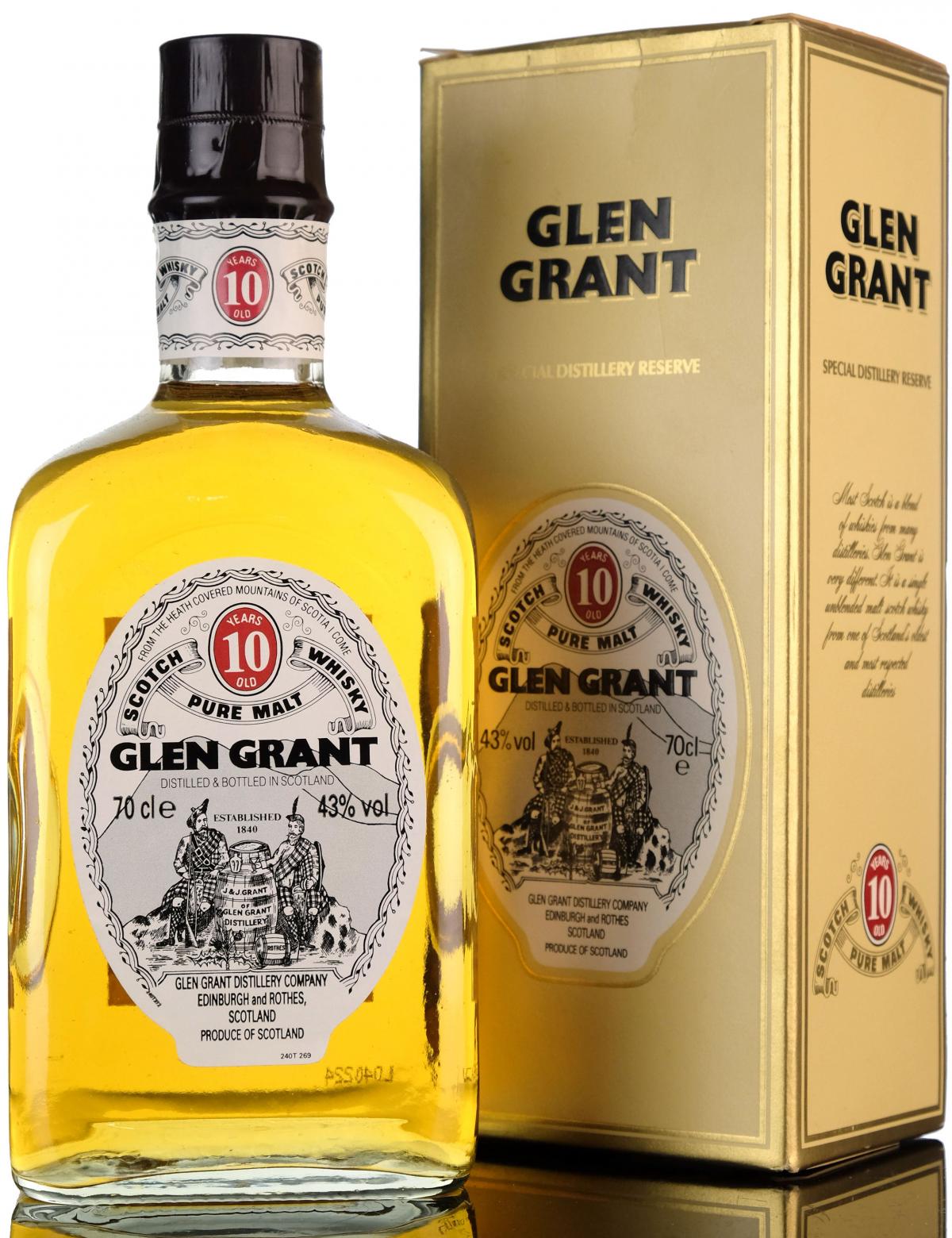 Glen Grant 10 Year Old - 1990s