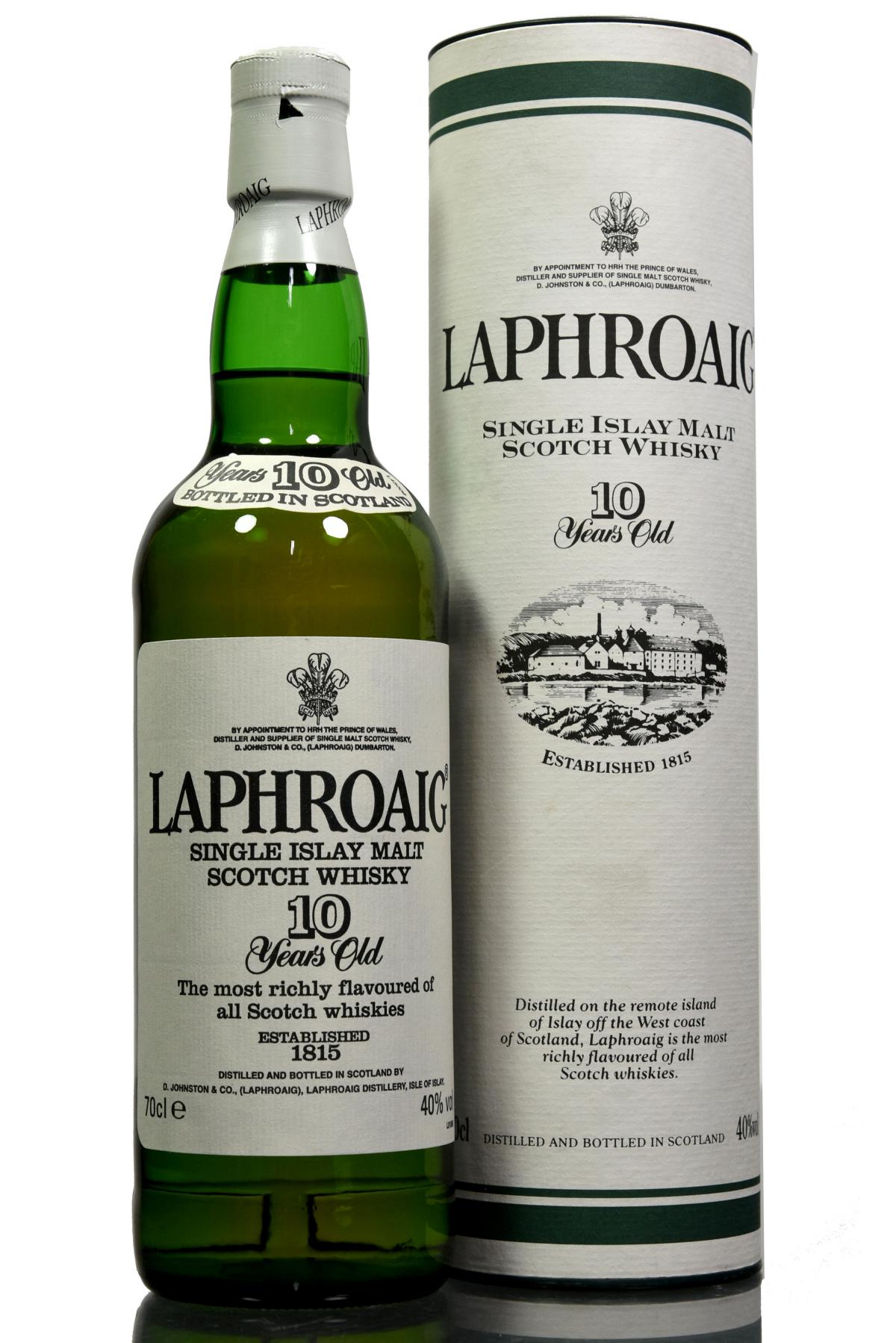 Laphroaig 10 Year Old - Late 1990s