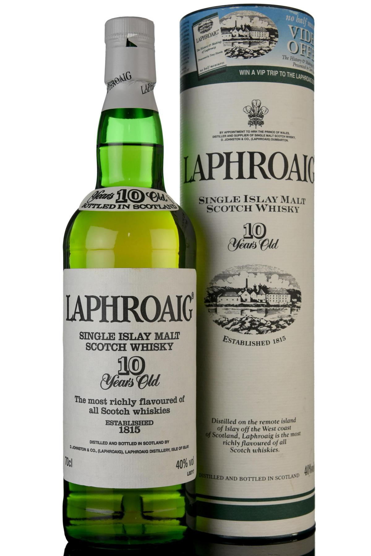 Laphroaig 10 Year Old - Late 1990s