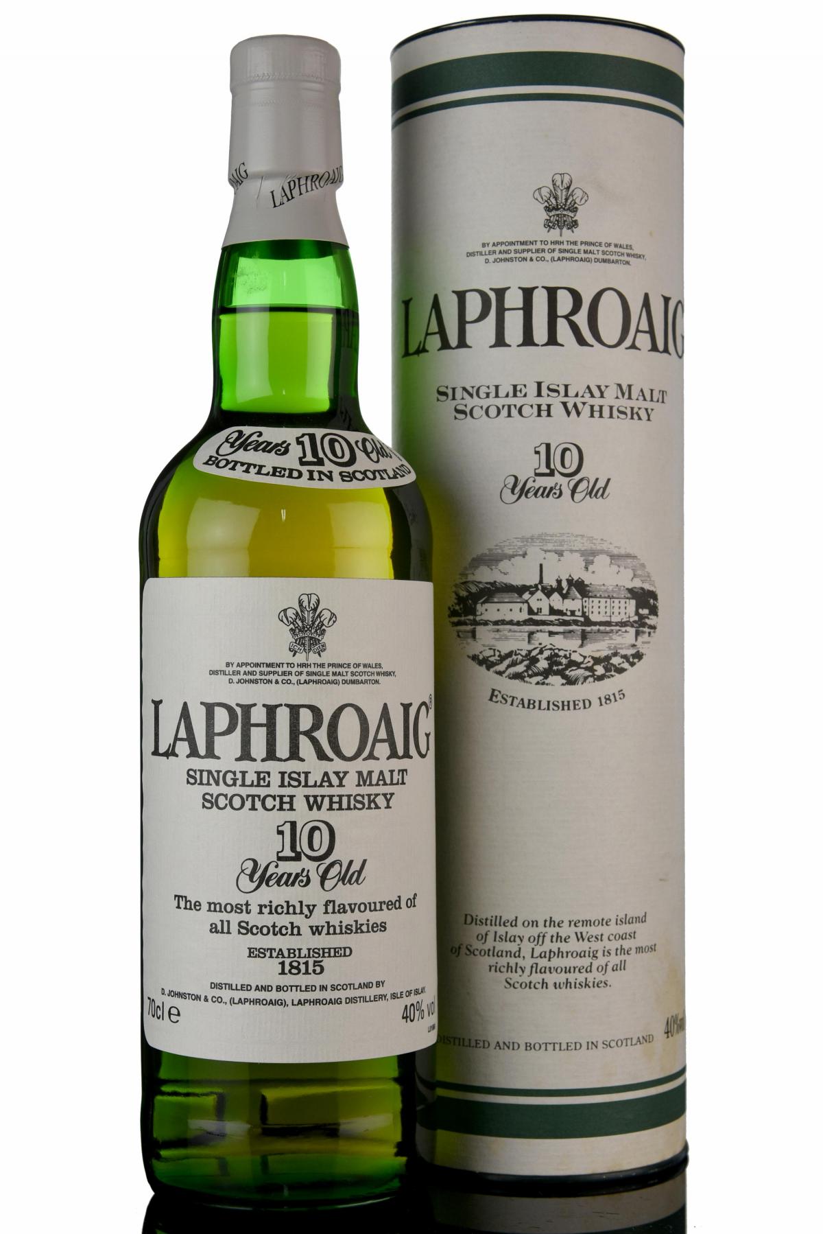 Laphroaig 10 Year Old - Late 1990s