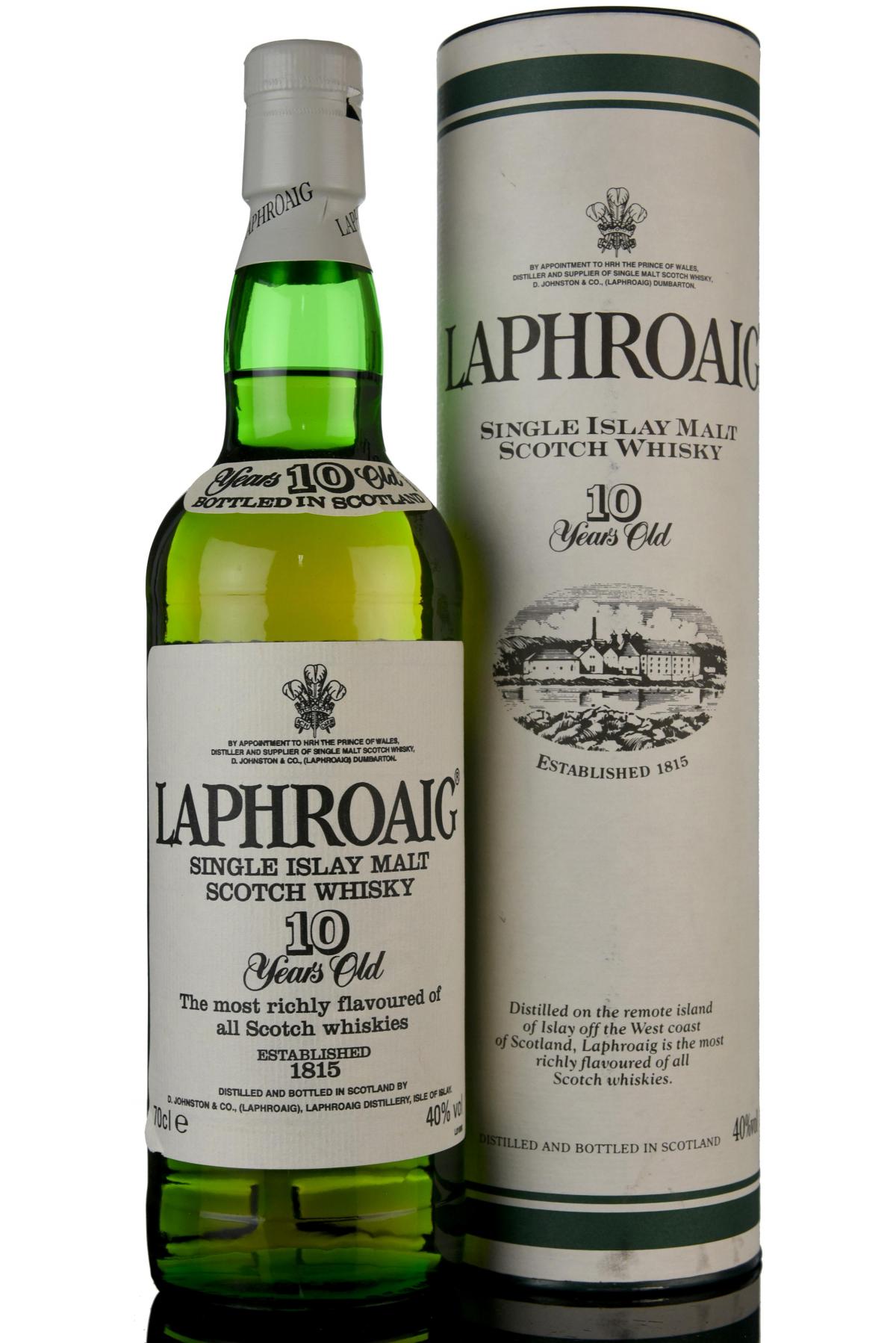 Laphroaig 10 Year Old - Late 1990s