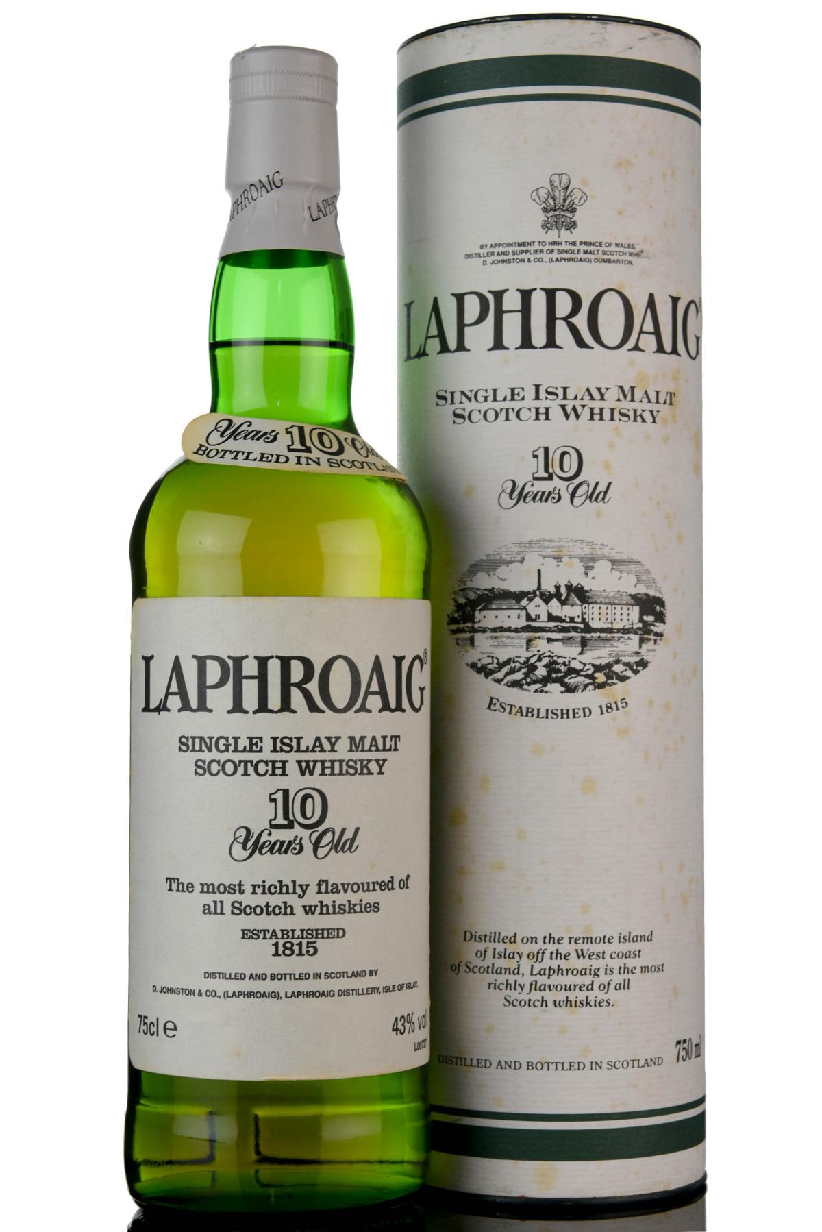 Laphroaig 10 Year Old - Late 1990s