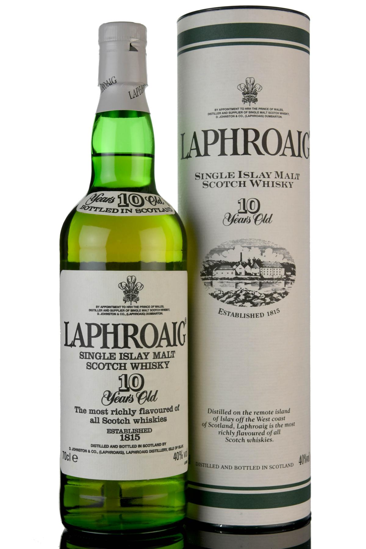 Laphroaig 10 Year Old - Late 1990s