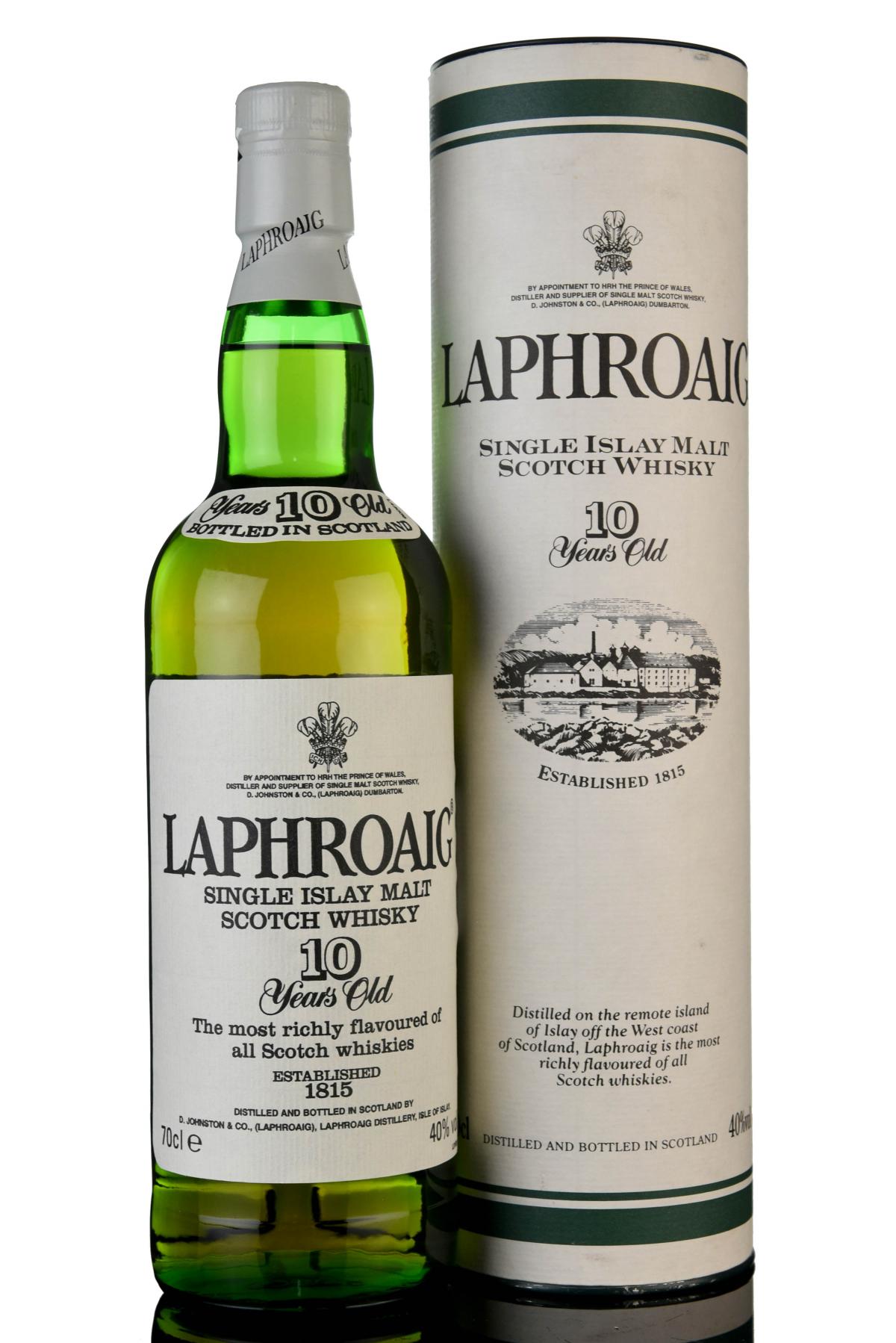 Laphroaig 10 Year Old - Late 1990s