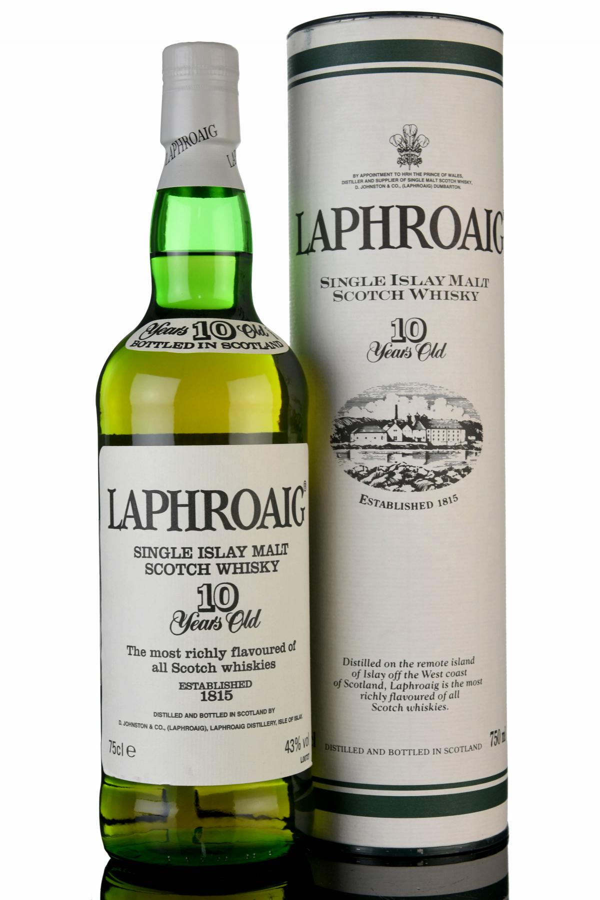 Laphroaig 10 Year Old - Late 1990s