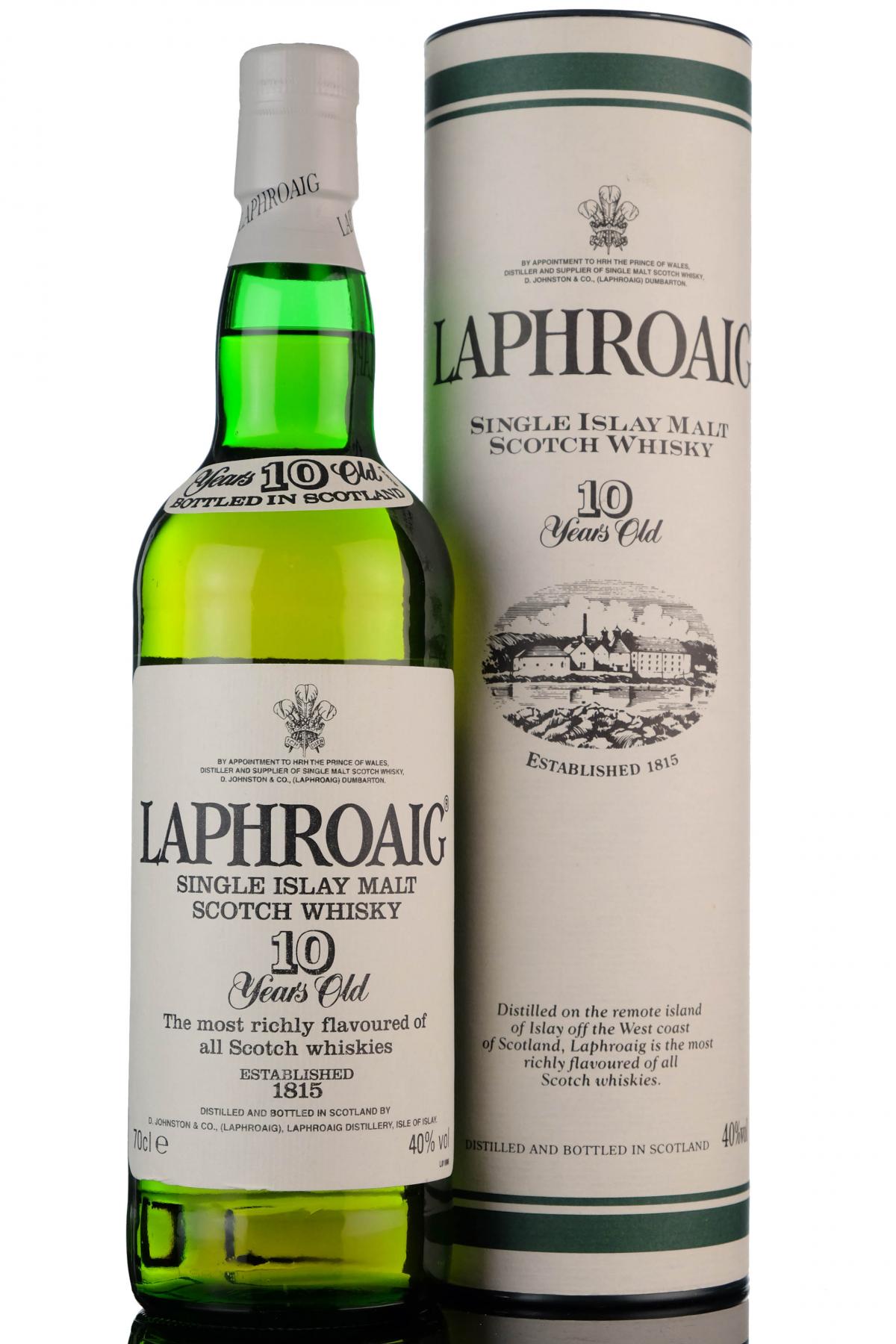 Laphroaig 10 Year Old - Late 1990s