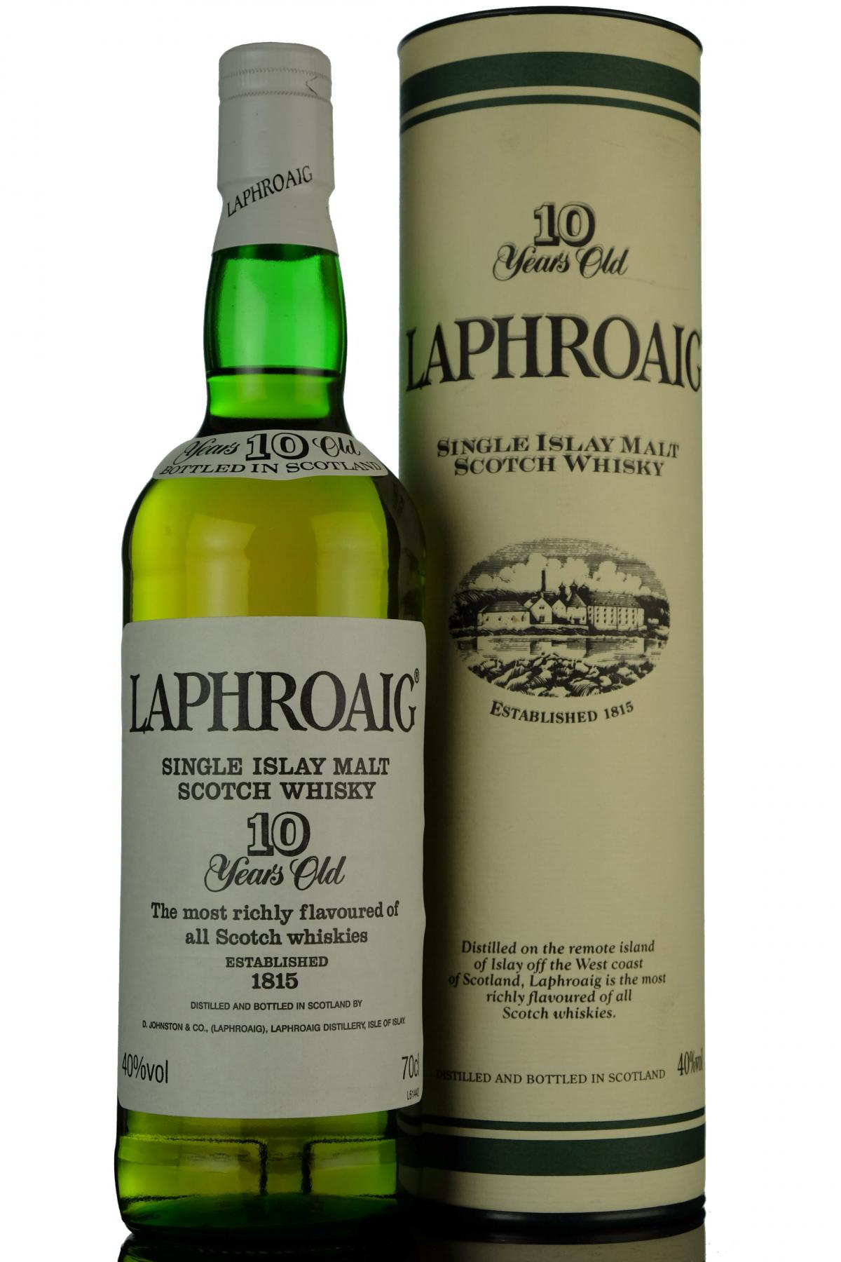 Laphroaig 10 Year Old - Early 1990s