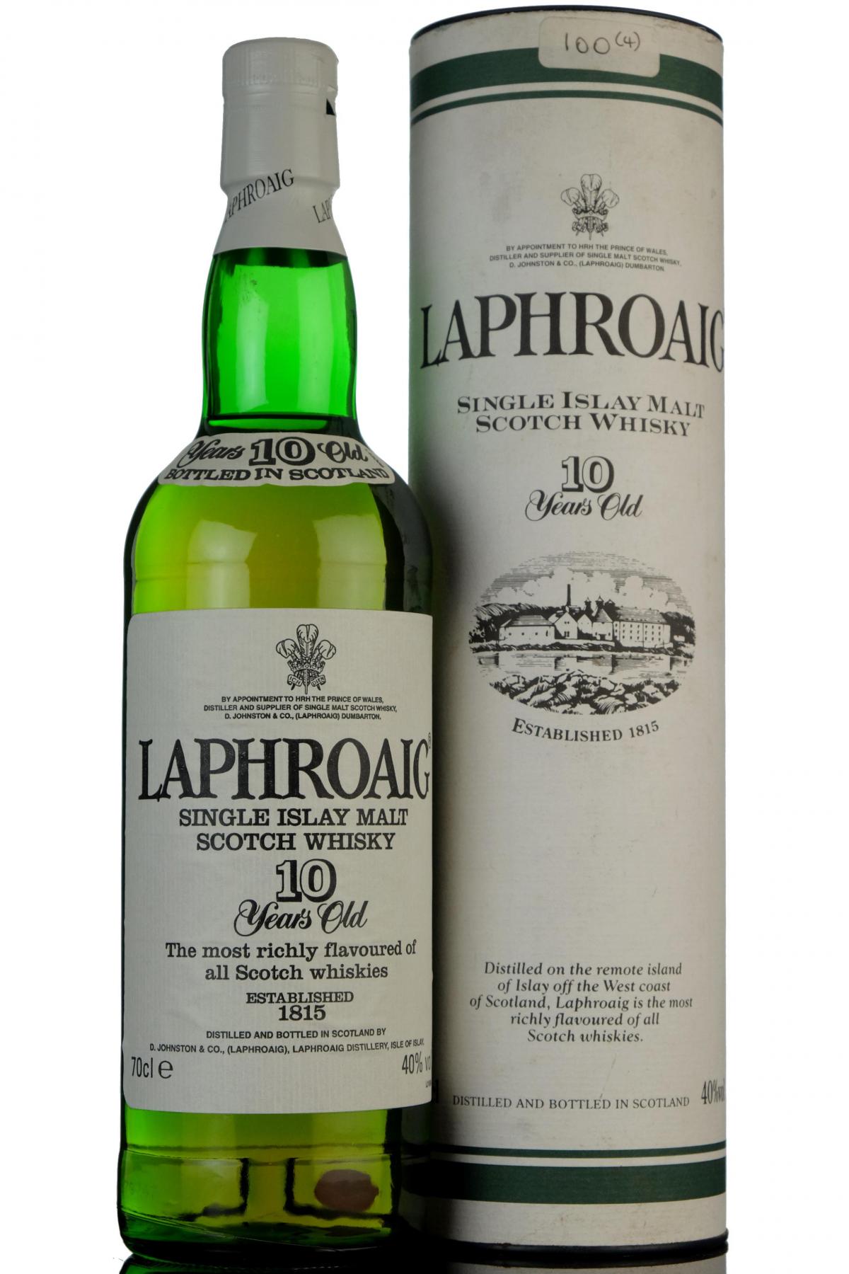 Laphroaig 10 Year Old - Late 1990s