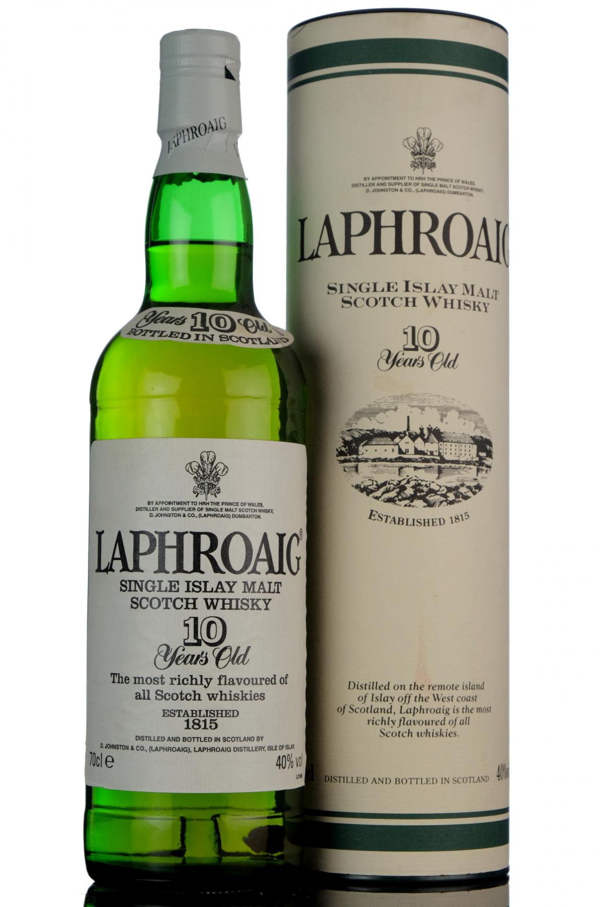 Laphroaig 10 Year Old - Late 1990s