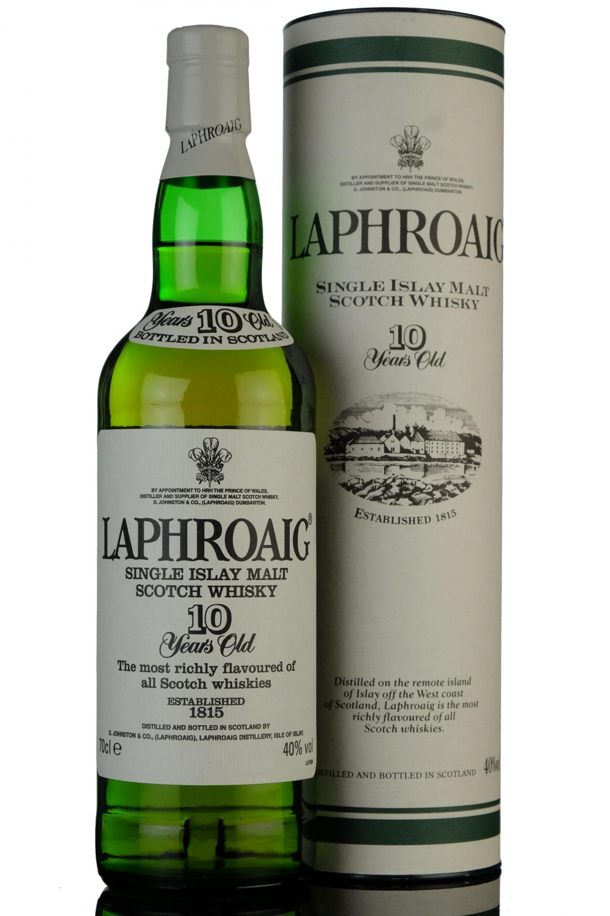 Laphroaig 10 Year Old - Late 1990s