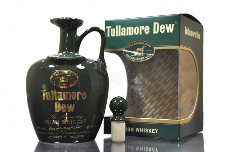 Tullamore Dew Irish Whiskey - Ceramic Decanter