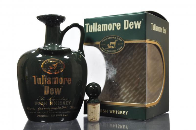 Tullamore Dew Irish Whiskey - Ceramic Decanter
