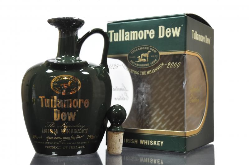 Tullamore Dew Irish Whiskey - Ceramic Decanter