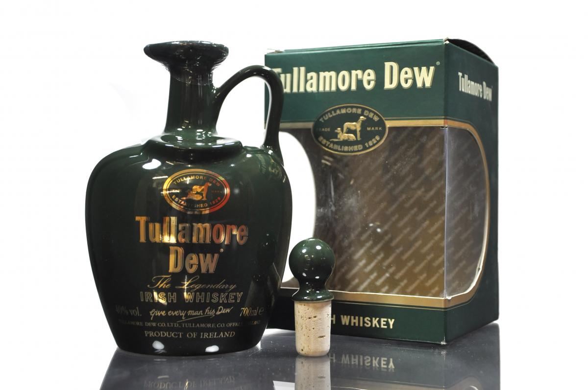 Tullamore Dew Irish Whiskey - Ceramic Decanter