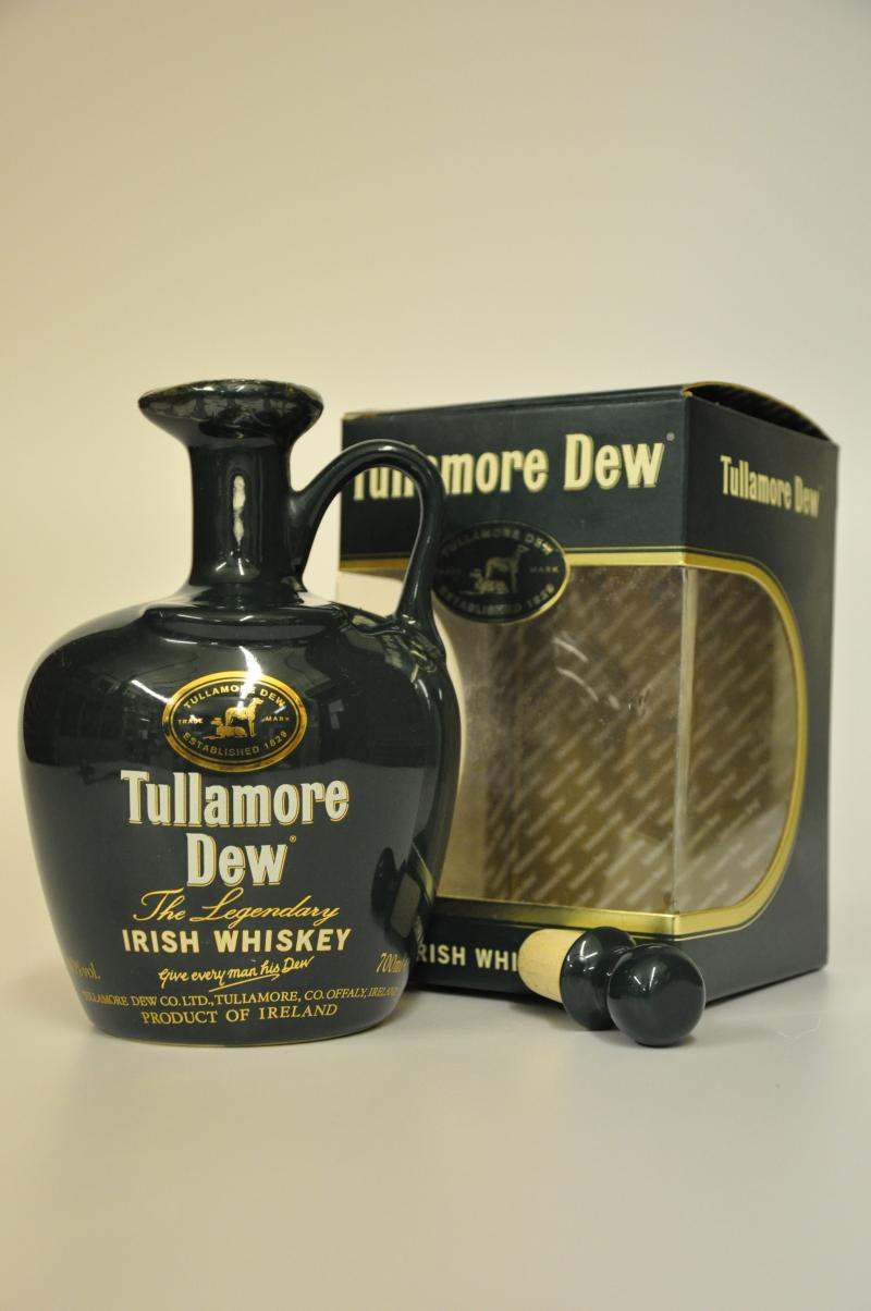 Tullamore Dew Irish Whiskey - Ceramic Decanter