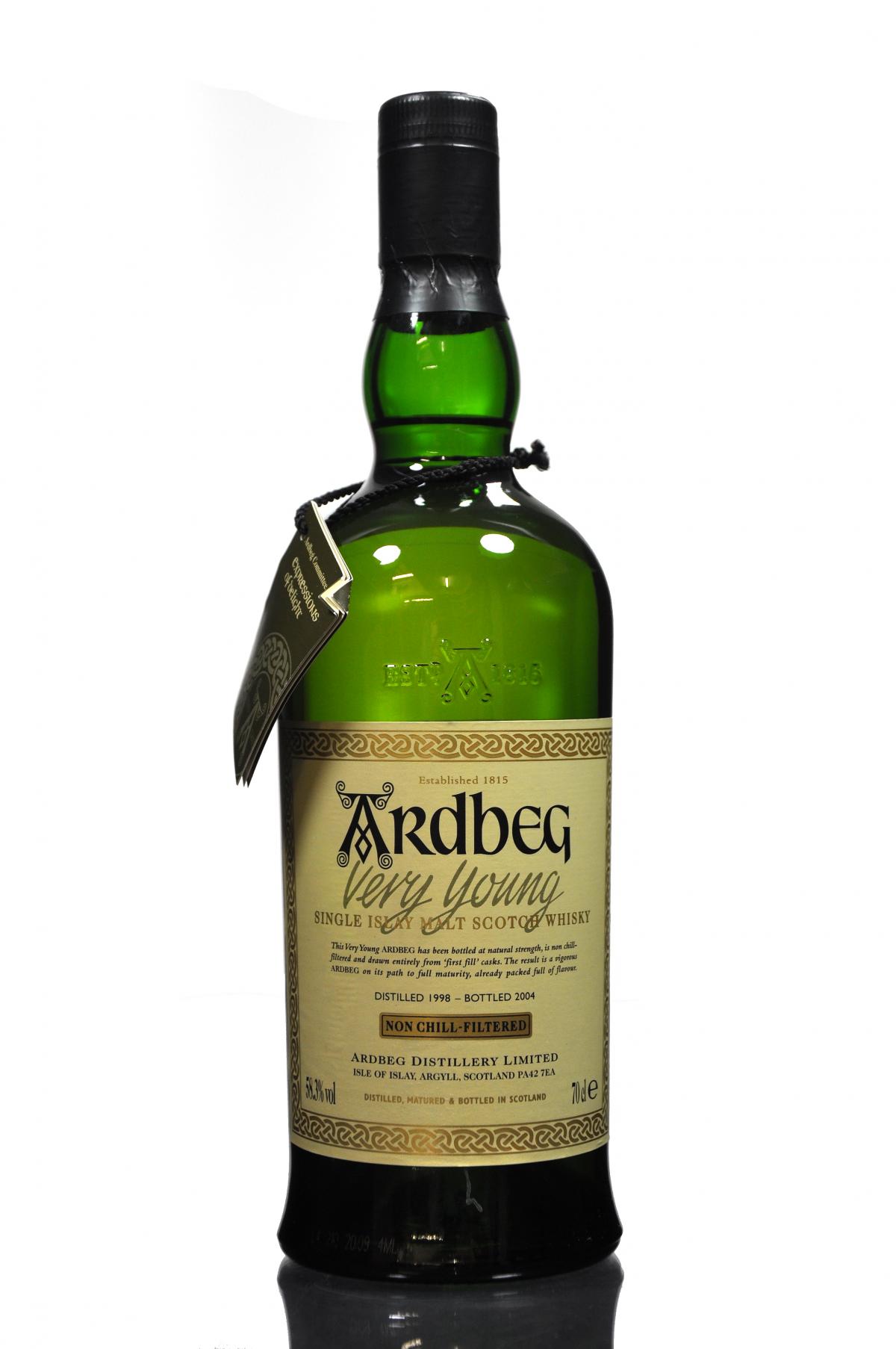 Ardbeg 1998-2004 - Very Young