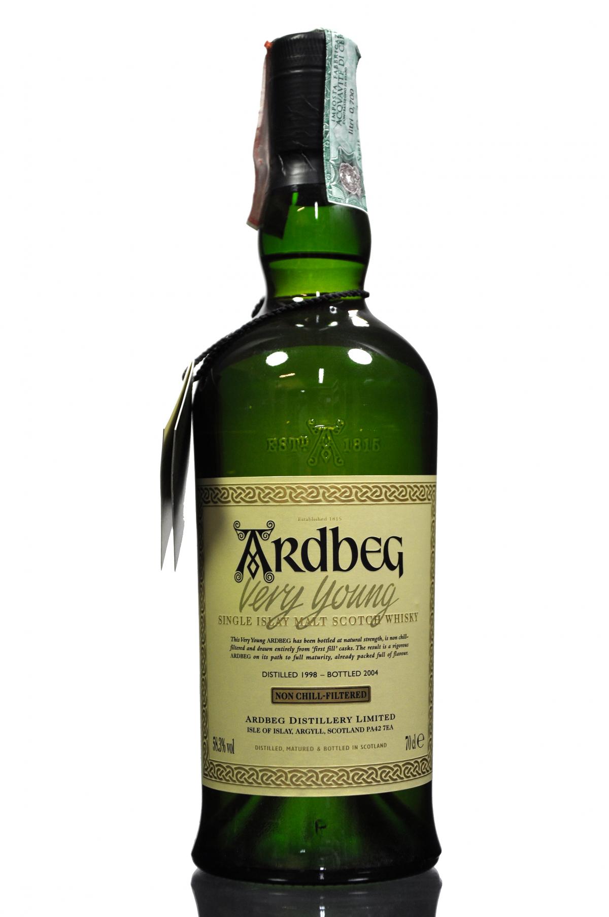 Ardbeg 1998-2004 - Very Young