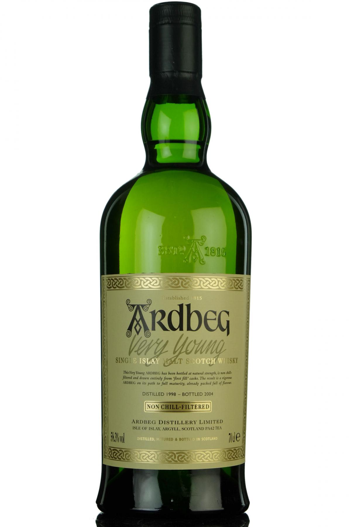 Ardbeg 1998-2004 - Very Young