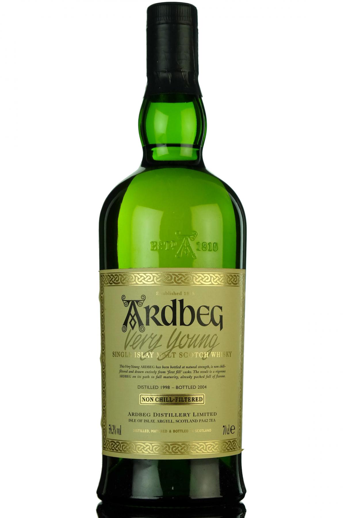 Ardbeg 1998-2004 - Very Young