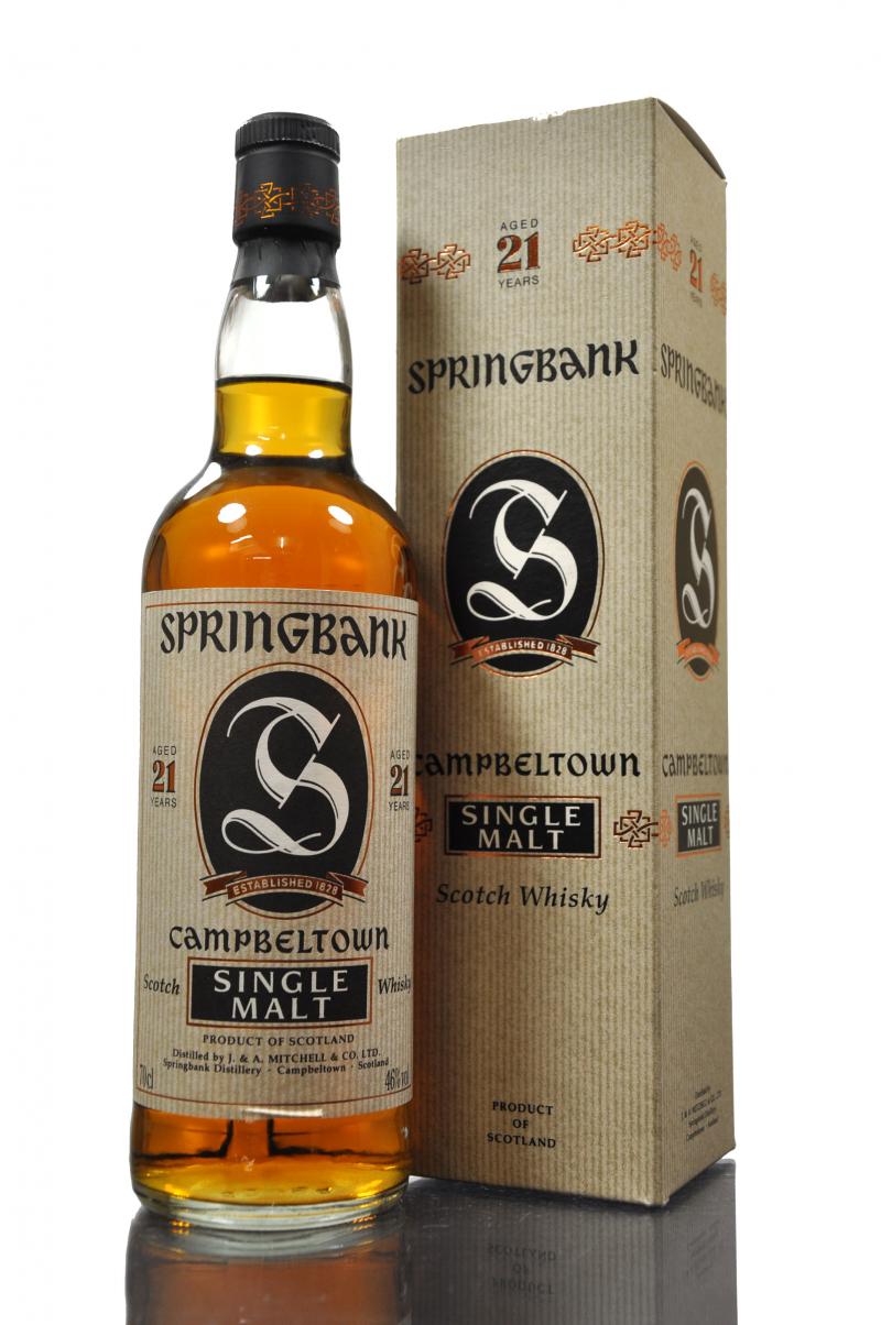 Springbank 21 Year Old - Circa 2000s