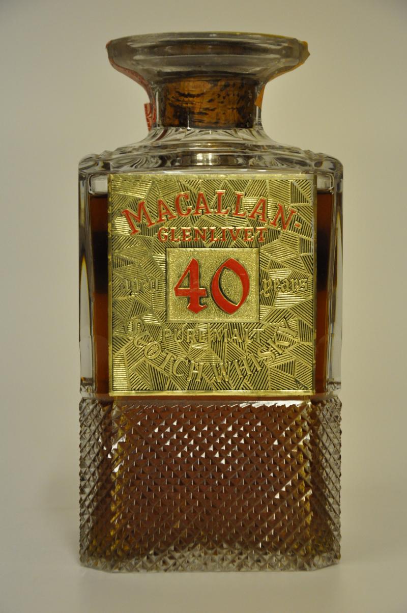 Macallan 40 Year Old - Gordon & MacPhail - Crystal Decanter